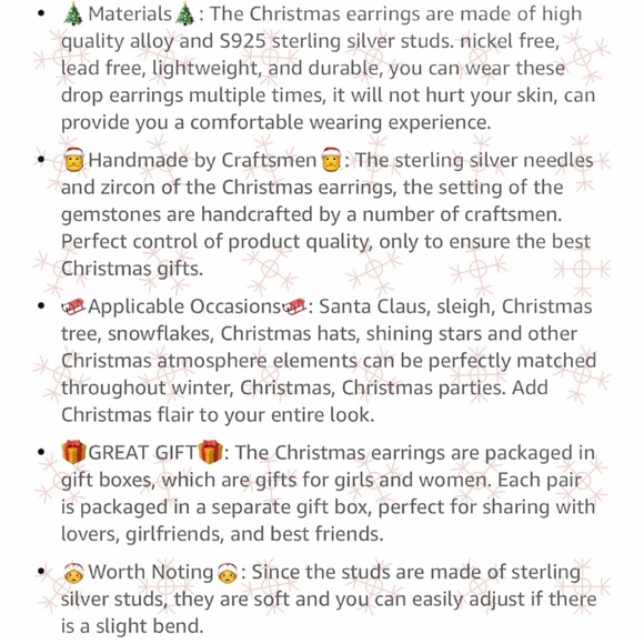 GRINCH EARRINGS! GRINGH EARRINGS W/SPARKLING ZIRCONS & STERLING SILVER POST! - Picture 7 of 14